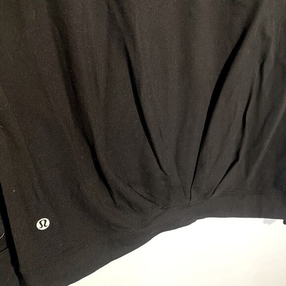 Lululemon Womens Black Extra Mile Running Active Long Sleeve Pullover Hoodie - Picture 8 of 9